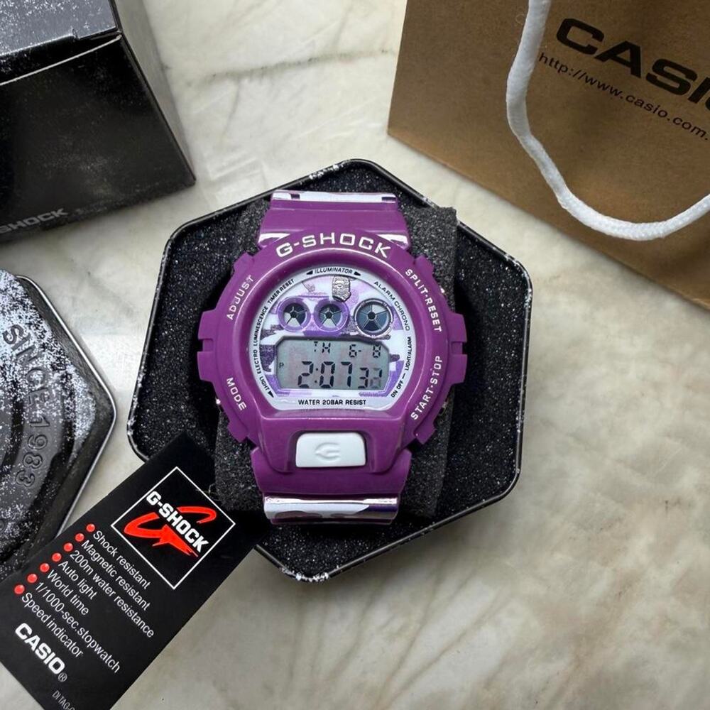 Special Edition Purple & White Camo Adjustable Watch